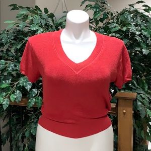 Workshop Republic Orange V Neck Sweater